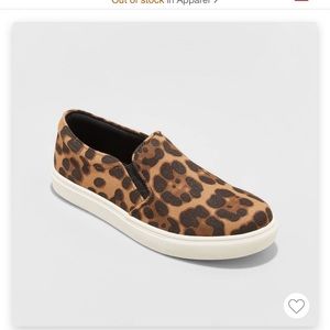 Cheetah Prink Slip on Shoes